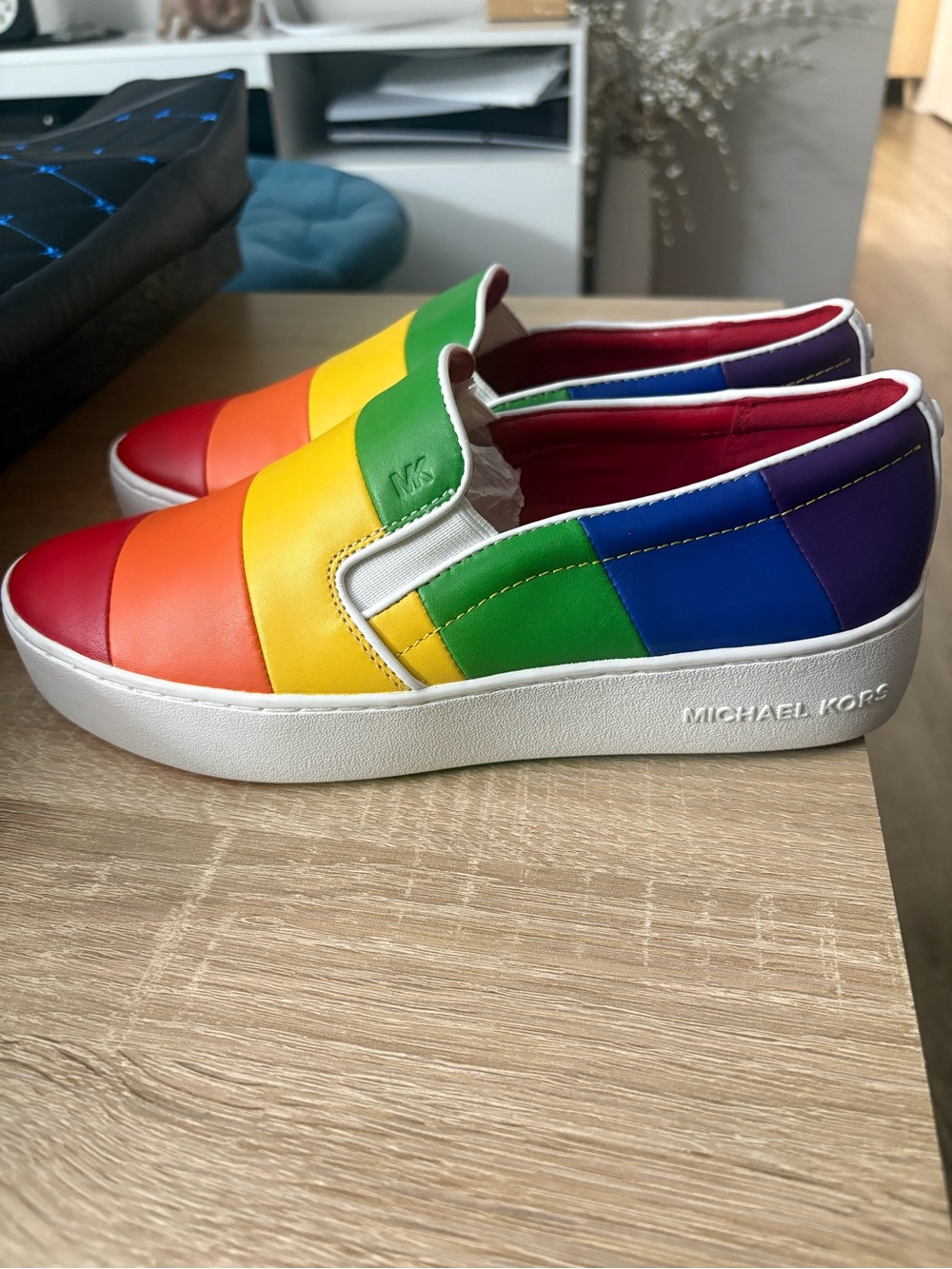 Michael Kors Rainbow Slip-On Sneakers - Multicolor